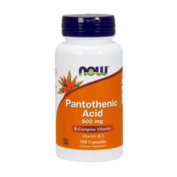 NOW Foods  Pantothenic Acid, 500mg, 100 caps