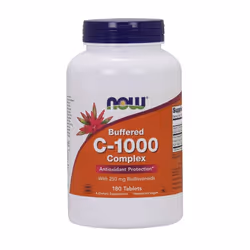 NOW Foods Vitamin C-1000 Complex - Buffered with 250mg Bioflavonoids, 180 tabs