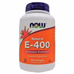 NOW Foods Vitamin E-400, Natural, 250 softgels