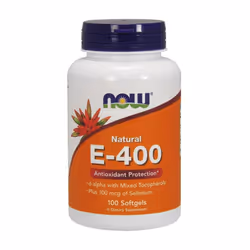 NOW Foods  Vitamin E-400 IU with Selenium - 100 softgels