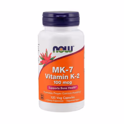 NOW Foods  MK-7 Vitamin K-2, 100mcg , 120 vcaps