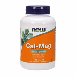 NOW Foods Cal-Mag with B-Complex and Vitamin C - 100 tablets