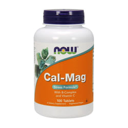 NOW Foods  Cal-Mag with B-Complex and Vitamin C - 100 tablets