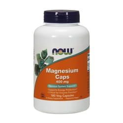 NOW Foods  Magnesium, 400mg  - 180 vcaps