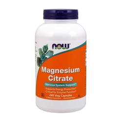 NOW Foods  Magnesium Citrate, 400mg - 240 vcaps