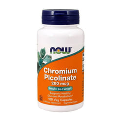 NOW Foods  Chromium Picolinate, 200mcg , 100 vcaps