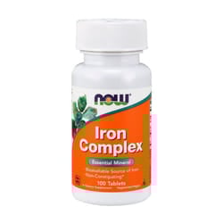NOW Foods  Iron Complex - 100 tablets