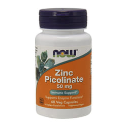 NOW Foods  Zinc Picolinate, 50mg, 60 vcaps