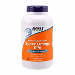 NOW Foods Super Omega EPA Molecularly Distilled, 240 softgels