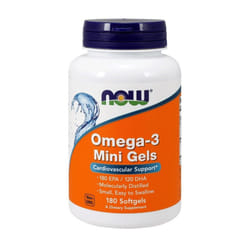 NOW Foods  Omega-3 Mini Gels, 180 softgels