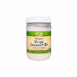 Now Foods, Real Food, Organic Virgin Coconut Oil, 20 fl oz (591 ml)