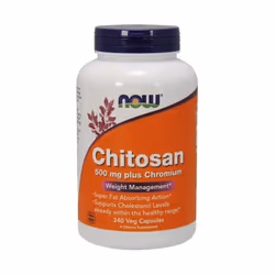NOW Foods Chitosan, 500mg Plus Chromium , 240 vcaps
