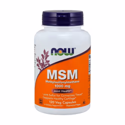 NOW Foods MSM Methylsulphonylmethane, 120 vcaps (1000mg)