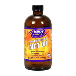 NOW Foods  MCT Oil, Vanilla Hazelnut, 473 ml.