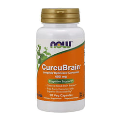 NOW Foods  CurcuBrain, 400mg  - 50 vcaps