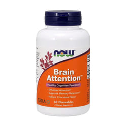 NOW Foods  Brain Attention - 60 chewables