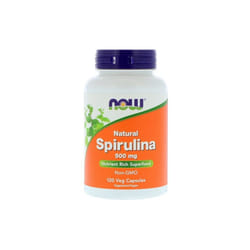 Now Foods, Natural Spirulina, 500 mg, 120 Veg Capsules