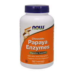 NOW Foods Papaya Enzyme, 360 lozenges(Chewable)