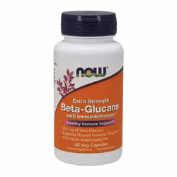 NOW Foods Beta-Glucans with ImmunEnhancer, Extra Strength - 60 vcaps