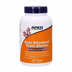 NOW Foods  Beta-Sitosterol Plant Sterols, 180 softgels