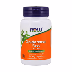 NOW Foods  Goldenseal Root, 500mg, 50 vcaps