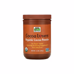 Now Foods, Real Food, Cocoa Lovers, Organic Cocoa Powder, 340g