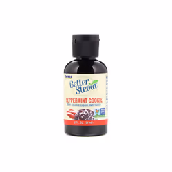 Now Foods, Better Stevia, Zero-Calorie Liquid Sweetener, Peppermint Cookie, 2 fl oz (59 ml)