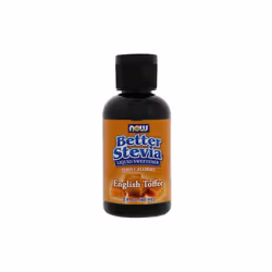 Now Foods, Better Stevia, Zero-Calorie Liquid Sweetener, English Toffee, 2 fl oz (60 ml)