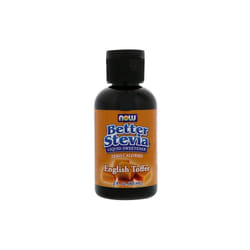 Now Foods, Better Stevia, Zero-Calorie Liquid Sweetener, English Toffee, 2 fl oz (60 ml)
