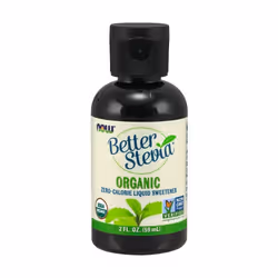 NOW Foods Better Stevia Liquid, Organic, 59 ml.