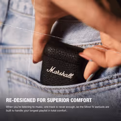 Marshall Minor IV True Wireless Headphone, Black - Additional view 4