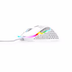 CHERRY XTRFY M4 RGB, Right-hand, Optical, USB Type-A, 16000 DPI, White