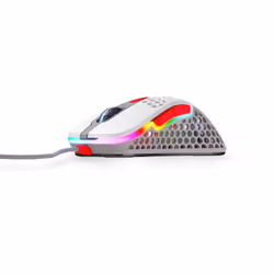 CHERRY XTRFY M4 RGB, Right-hand, Optical, USB Type-A, 16000 DPI, Grey, White