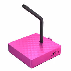 CHERRY XTRFY B4, Cable holder, Desk, Metal, Rubber, Silicone, Pink