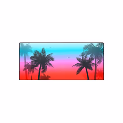 CHERRY XTRFY GP5-XL-MIAMI, Multicolour, Image, Cloth, Rubber, Non-slip base, Gaming mouse pad