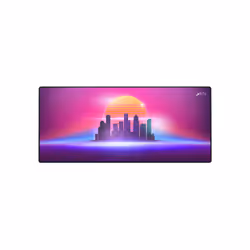 CHERRY XTRFY GP5-XL-RETROWAVE, Multicolour, Image, Cloth, Rubber, Non-slip base, Gaming mouse pad