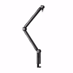 CHERRY NGALE Boom Arm, Boom microphone stand, Desk mount base, Black, Aluminium, 3/8 5/8", CHERRY XTRFY Ngale