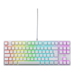 CHERRY K4V2 RGB Tenkeyless White edition, Mechanical gaming keyboard, French