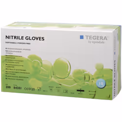 Ejendals TEGERA 84301 Disposable gloves Blue Nitril