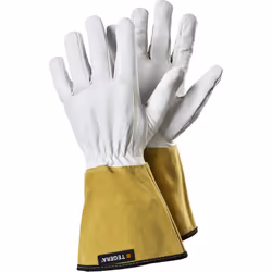 Ejendals TEGERA 126A, Workshop gloves, White, Yellow, Workshop, Adult, Adult, Scratch resistant