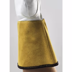 Ejendals TEGERA 126A Workshop gloves White, Yellow Leather