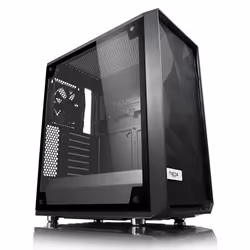 Fractal Design Meshify C – TG, Midi Tower, PC, Black, Transparent, ATX, ITX, micro ATX, Glass, 17.2 cm