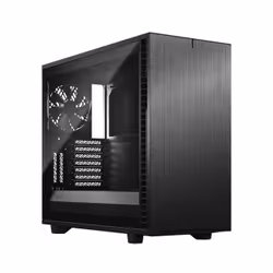 Fractal Design Define 7, Midi Tower, PC, Black, ATX, EATX, micro ATX, Micro-ITX, Aluminium, Steel, 18.5 cm