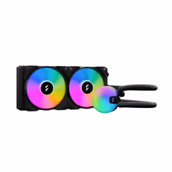 Fractal Design Lumen S24 v2 RGB Processor All-in-one liquid cooler 12 cm Black 1 pc(s)