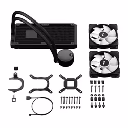 Fractal Design Lumen S24 v2 RGB Processor All-in-one liquid cooler 12 cm Black 1 pc(s) - Additional view 6