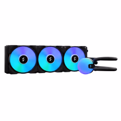 Fractal Design Lumen S36 v2 RGB, All-in-one liquid cooler, 12 cm, 500 RPM, 2000 RPM, Black