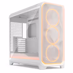 Fractal Design Meshify 3 XL Ambience Pro RGB White TG Clear Tint, PC, White, ATX, EATX, ITX, micro ATX, SSI CEB, SSI EEB, Ste ...