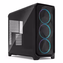 Fractal Design Meshify 3 XL Black RGB TG Light Tint, PC, Black, ATX, EATX, ITX, micro ATX, SSI CEB, SSI EEB, Steel, Tempered  ...