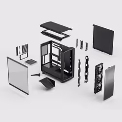 Fractal Design Summit Ambience Blackout TG Light Tint Midi Tower Black - Additional view 5