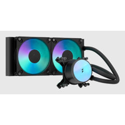 Fractal Design Radius 240 RGB Black Processor All-in-one liquid cooler 12 cm 1 pc(s)